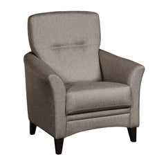 Aura-nojatuoli antrasiitin värisellä Sundsvall 27 -kankaalla ja wengen värisillä puujaloilla.