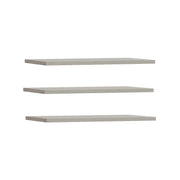 Kira 150 cm liukuovikomeron hyllypaketti. Paketti sisältää 3 kpl lisähyllylevyjä.