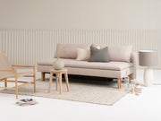 Beige Daily-vuodesohva Ponza 25 -verhoilukankaalla.