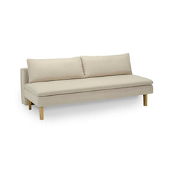 Beige Daily-vuodesohva Ponza 25 -verhoilukankaalla.