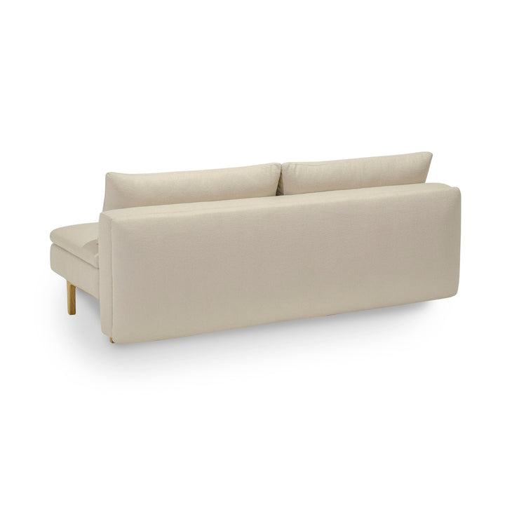 Beige Daily-vuodesohva Ponza 25 -verhoilukankaalla.