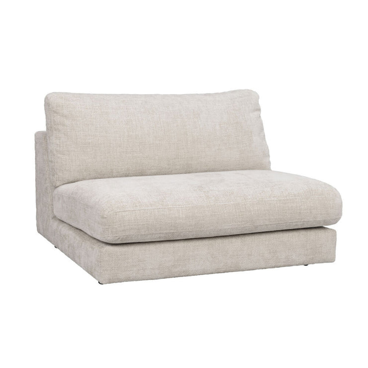 Duncan-sohvan keskiosa Robin Light grey (#1)-kankaalla. Toimii myös erillisenä istuimena.