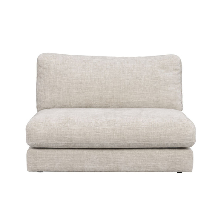 Duncan-sohvan keskiosa Robin Light grey (#1)-kankaalla. Toimii myös erillisenä istuimena.