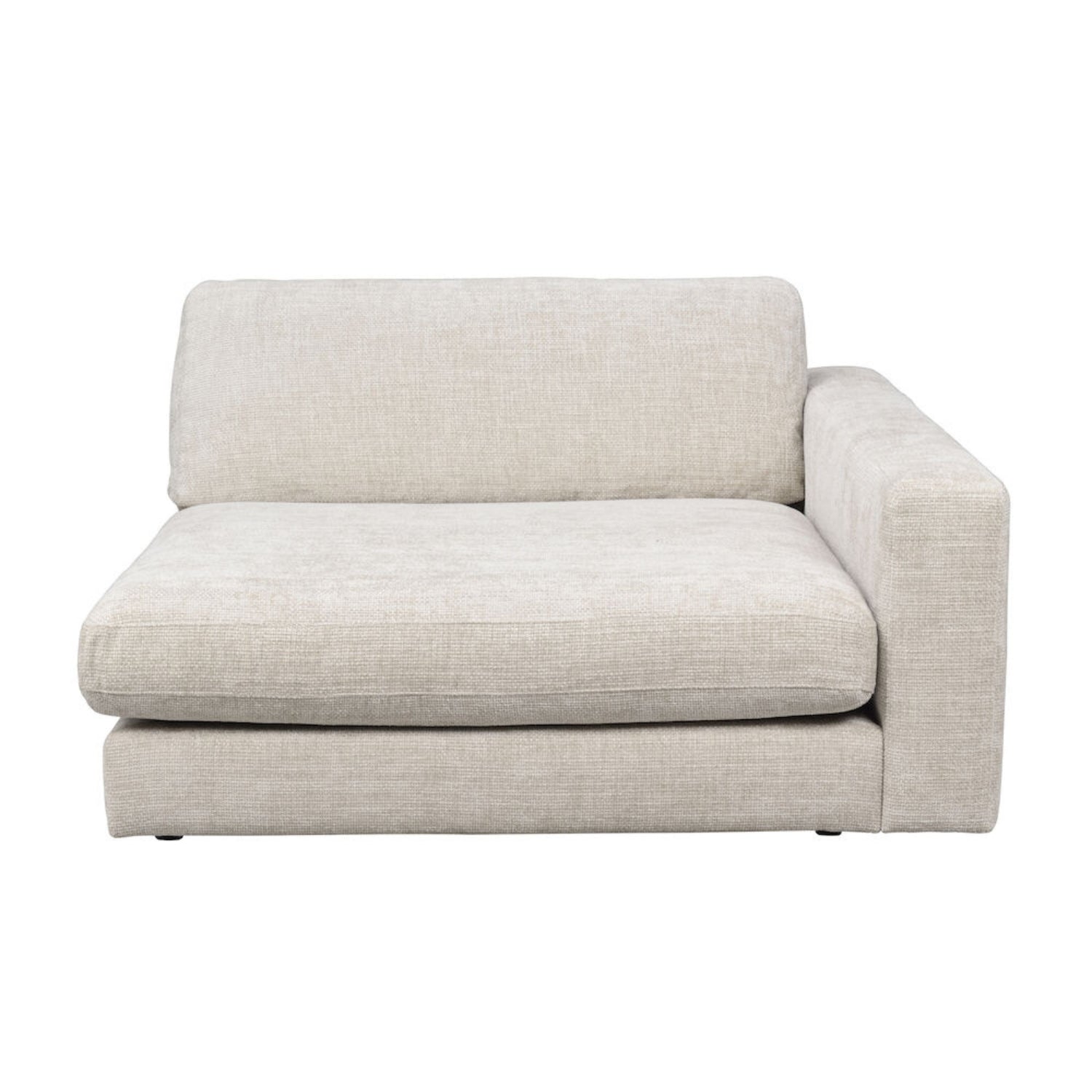 Duncan-sohvan oikea divaaniosa Robin Light grey (#1)-kankaalla. Toimii myös erillisenä istuimena.
