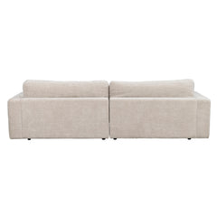Duncan 3-istuttava sohva Robin Light grey (#1)-kankaalla.
