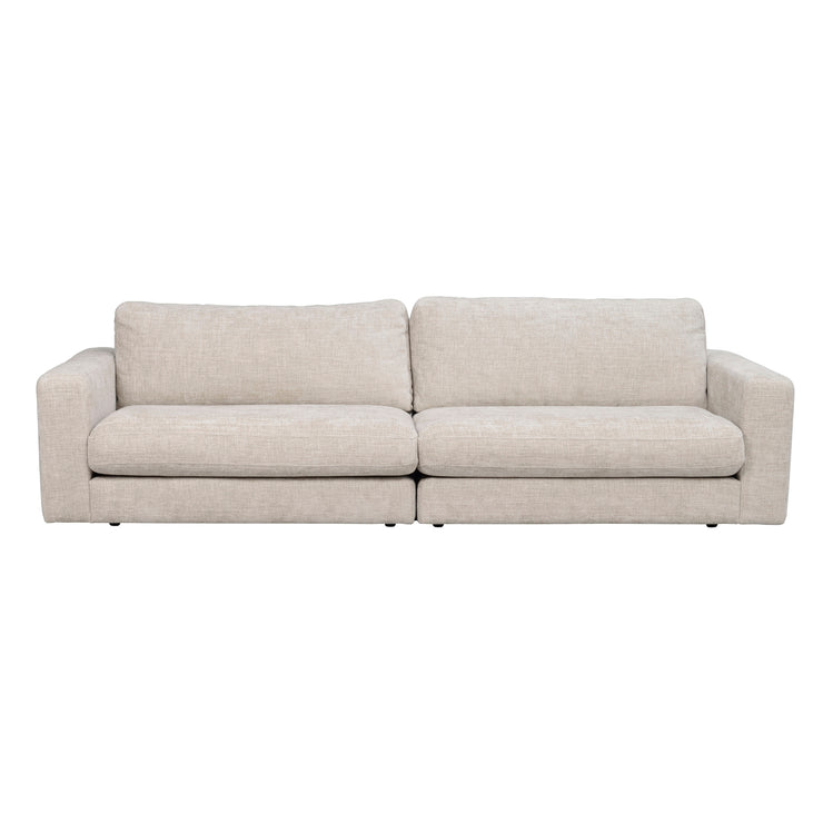 Duncan 3-istuttava sohva Robin Light grey (#1)-kankaalla.