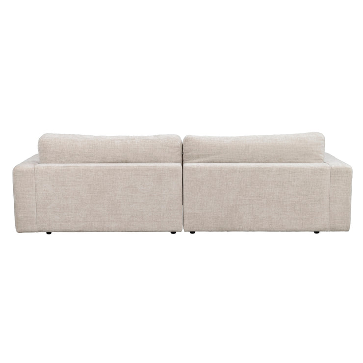 Duncan 3-istuttava sohva Robin Light grey (#1)-kankaalla.