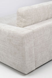 Duncan-sohvan vasen divaaniosa Robin Light grey (#1)-kankaalla. Toimii myös erillisenä istuimena.