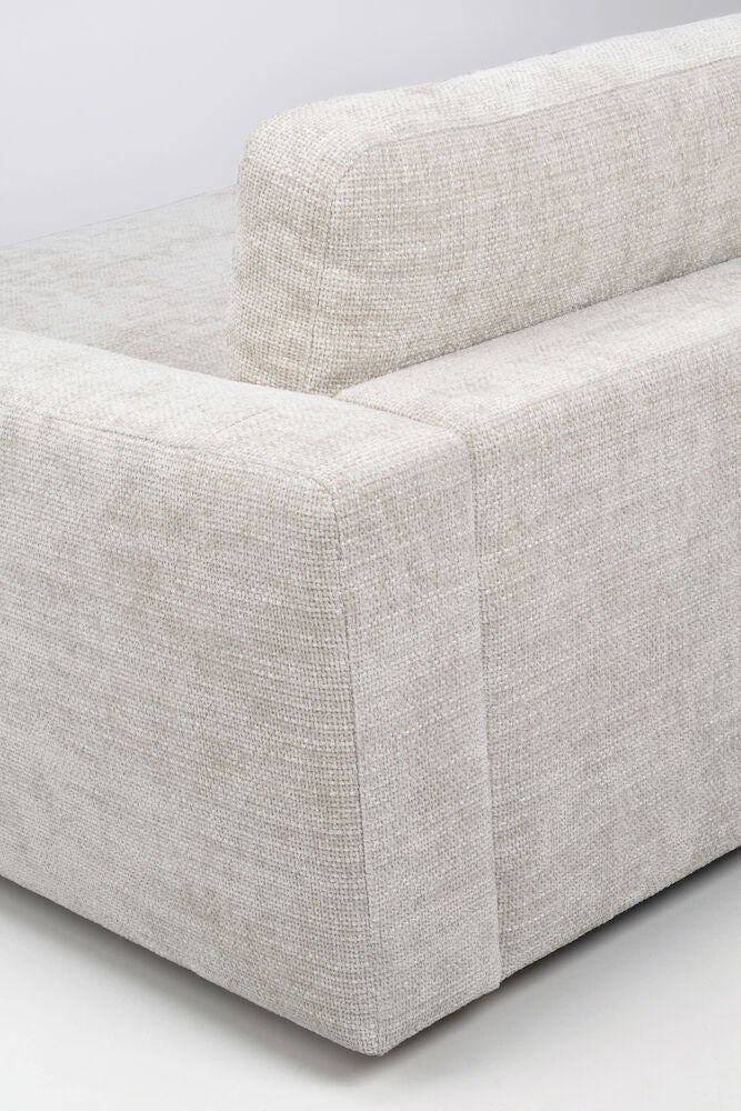 Duncan-sohvan vasen divaaniosa Robin Light grey (#1)-kankaalla. Toimii myös erillisenä istuimena.