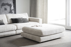 Duncan-rahi Robin Light grey (#1)-kankaalla sekä Duncan-sohva (myydään erikseen).