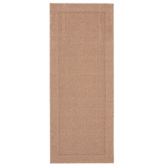 Sileäksi kudottu Fanni-matto, beige.