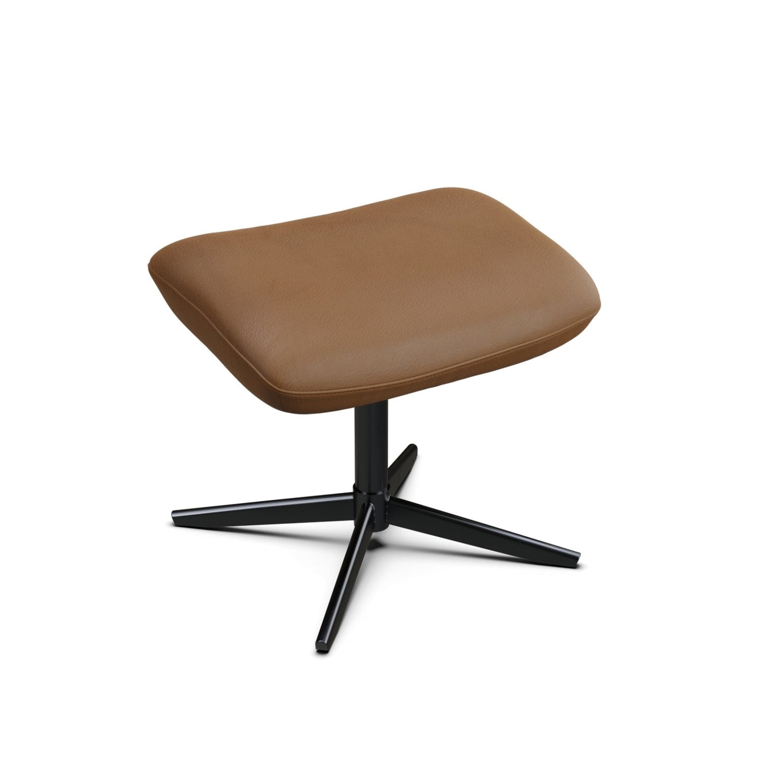 Keben Fox -rahissa on metallinen musta Bossa -ristikkojalka ja konjakinvärinen Balder-nahkaverhoilu.