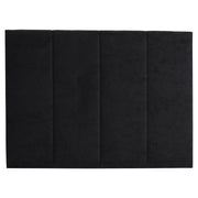 Heaven By Unico Gold -sängynpääty mustalla Tunnel 19 -kangasverhoilulla.