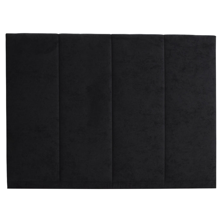 Heaven By Unico Gold -sängynpääty mustalla Tunnel 19 -kangasverhoilulla.