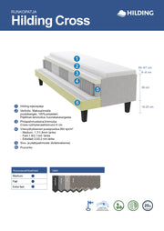 Hilding Cross -runkopatjan rakennekuva. 