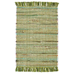 Huviniemi-maton vihreä kuosi.