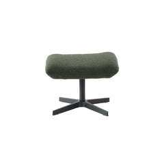 Lotus-rahissa on metallinen musta Vision -ristikkojalka ja vihreä Alpine Forest 438 -kangasverhoilu.