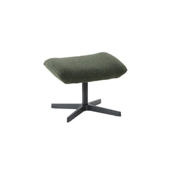 Lotus-rahissa on metallinen musta Vision -ristikkojalka ja vihreä Alpine Forest 438 -kangasverhoilu.