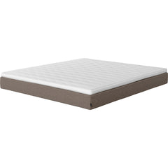 Jensen Onyx -joustinpatjan harmaanruskea Mole 272 verhoiluväri. Yhtenäinen Sleep 1 -sijauspatja sisältyy hintaan.