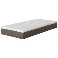 Jensen Opal -joustinpatjan harmaanruskea Grey Brown 188 -verhoilu. Sijauspatja sisältyy paketin hintaan.