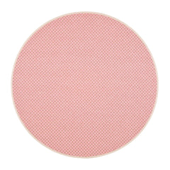 Pyöreä puuvilla-paperinarumatto Pastilli, marjapuuronvärinen pinkki.