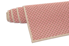 Puuvilla-paperinarumatto Pastilli, marjapuuronvärinen pinkki.