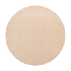 Pyöreä Puuteri-nukkamatto, beige.
