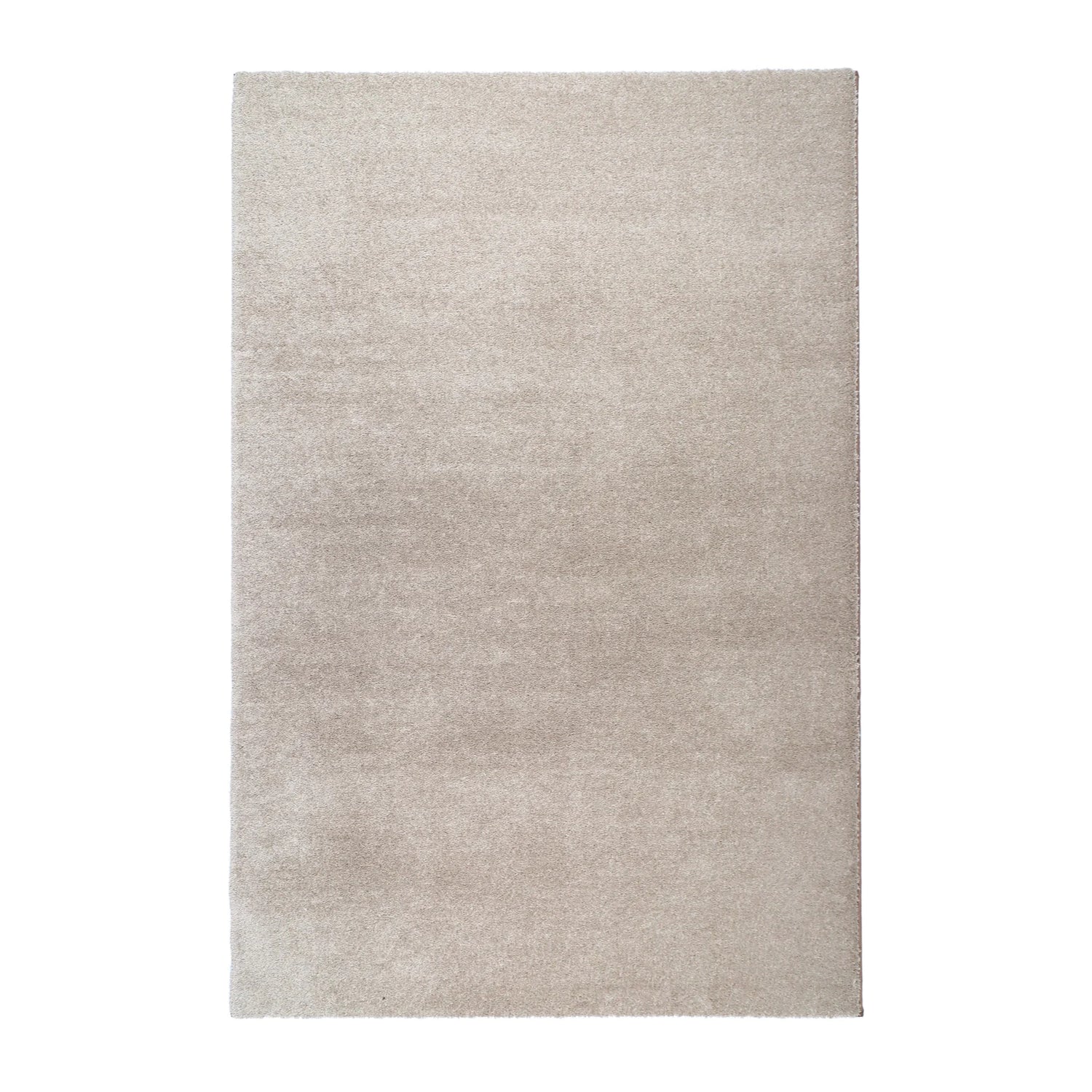 Beige Silkkitie-matto.