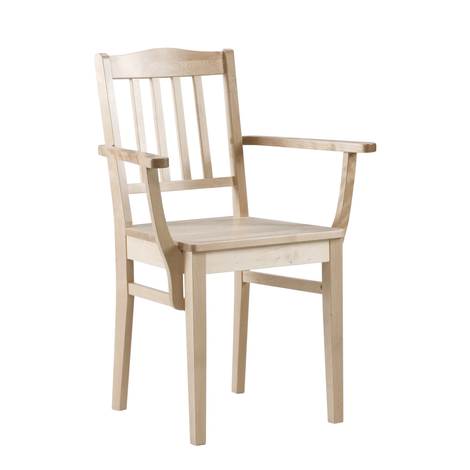 Kuvassa on massiivikoivuinen Sylvia-seniorituoli luonnonvärisenä.