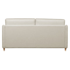 Salla-vuodesohva beigellä Minco 30-kangasverhoilulla ja luonnonvärisillä puujaloilla.