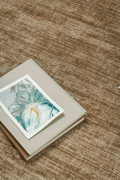 Kuvassa on pehmeä, silkinhieno Sametti-nukkamatto, beigenä.