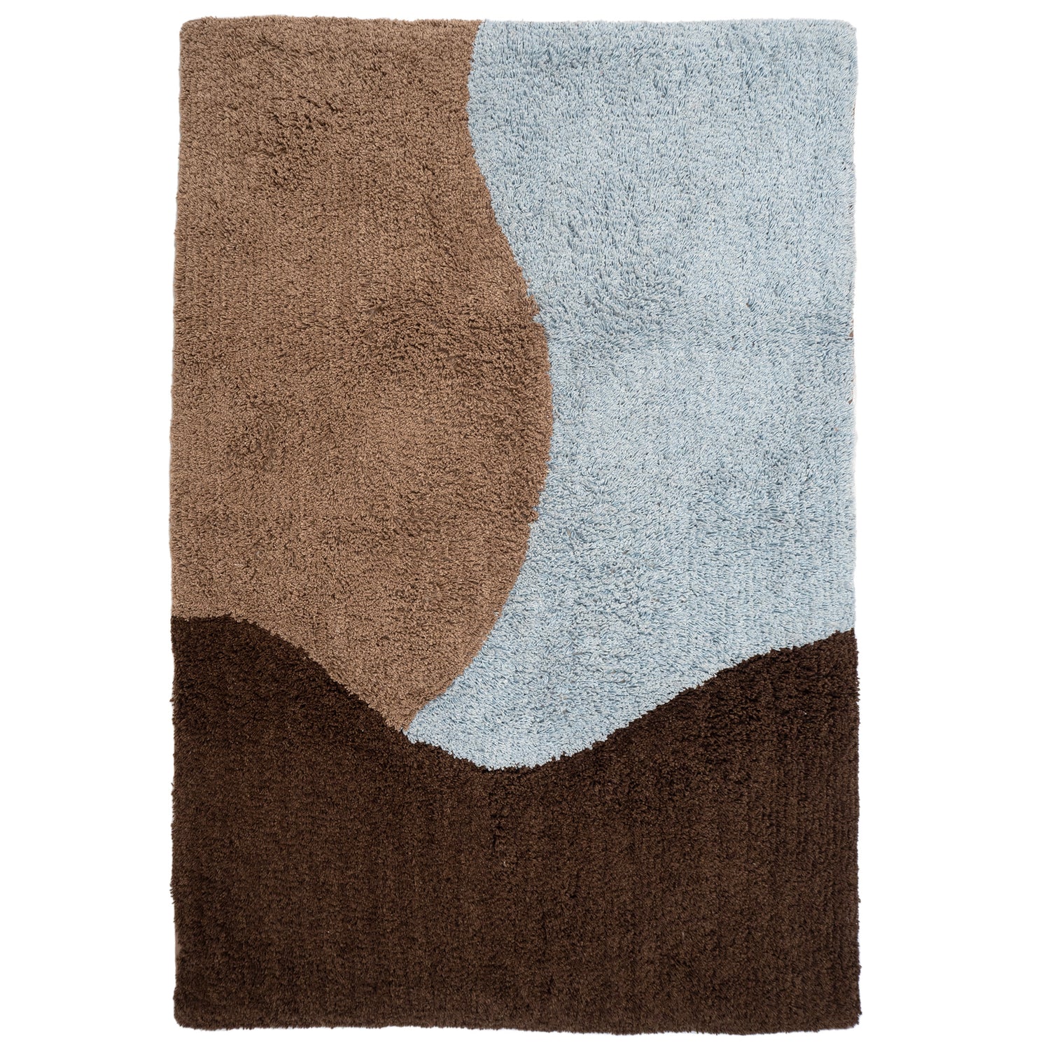 Samos-matto ruskealla kuosilla.