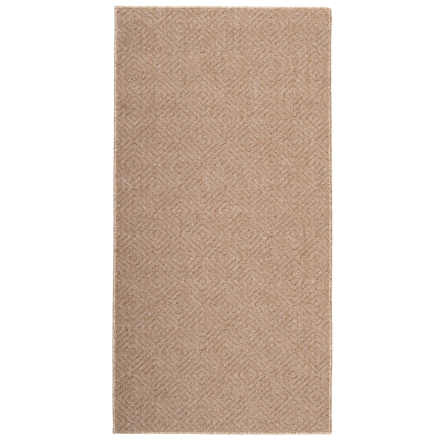 Sileä ruutukuvioinen Selja-bukleematto, beigenvärinen.