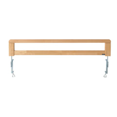 Seniori-sängyn turvalaita pyökkipetsattua koivua.