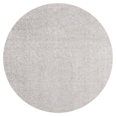 Pyöreä Serena-nukkamatto, vaaleanharmaa.