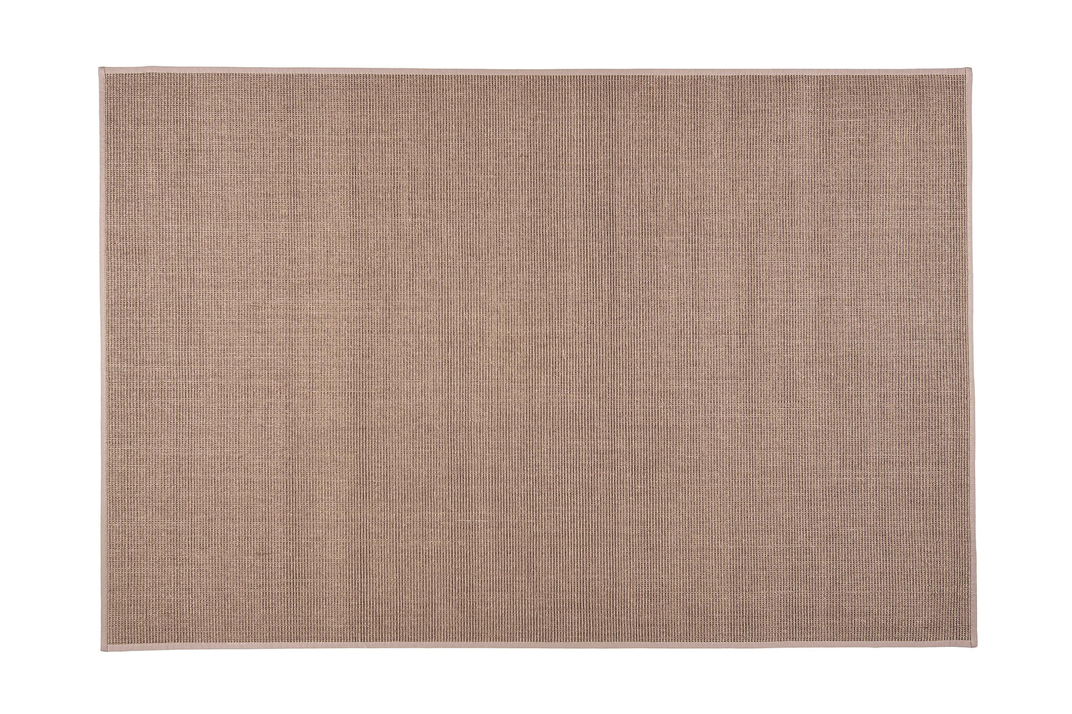 Sisal-matto ruskeana.