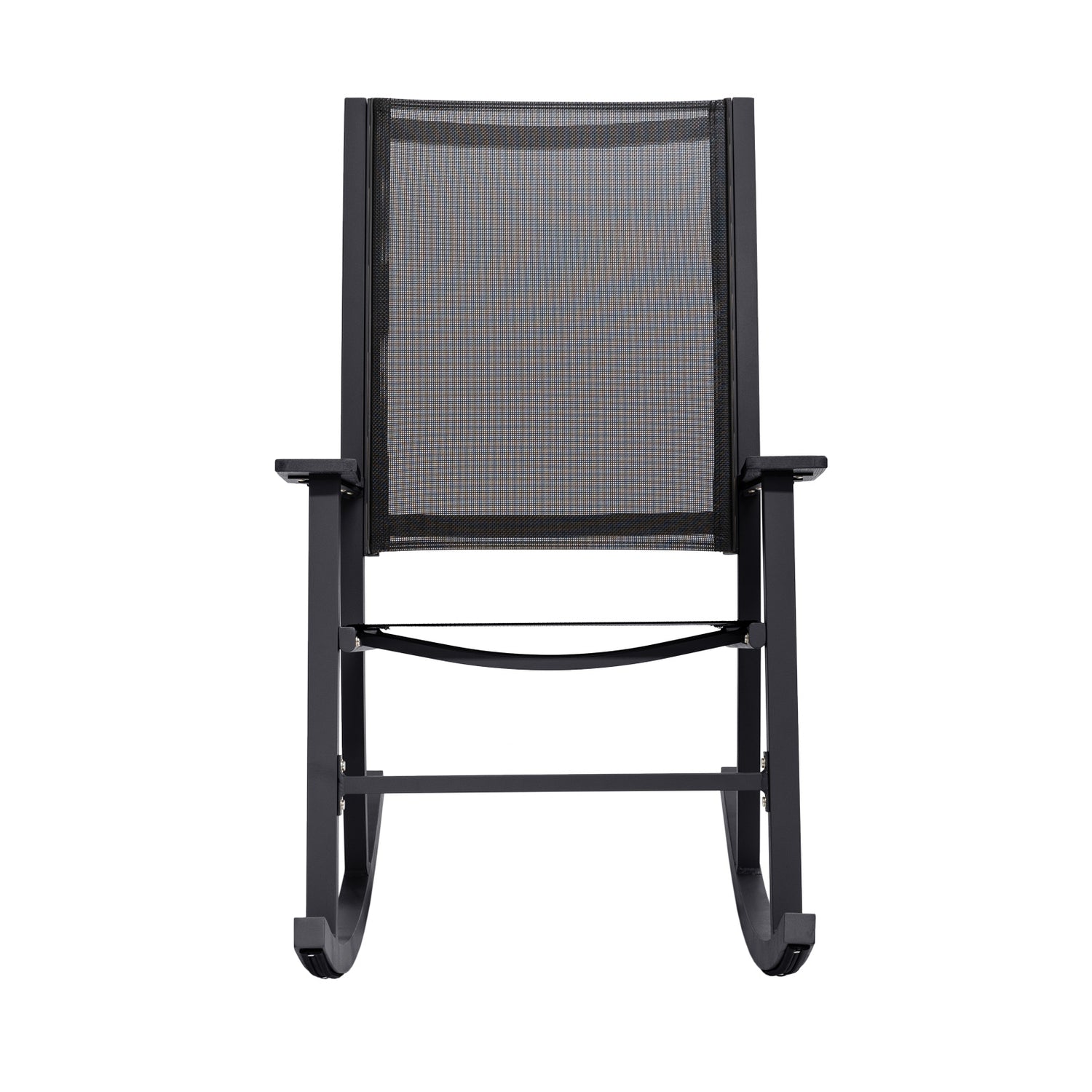 Suvituuli-keinutuoli kokomustana.