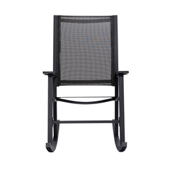 Suvituuli-keinutuoli kokomustana.