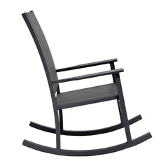 Suvituuli-keinutuoli kokomustana.