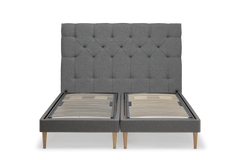 TEMPUR Stay -vuoderunko ilman patjaa, grafiitti Dark Stone, koot 140 x 200, 160 x 200 ja 180 x 200 cm.