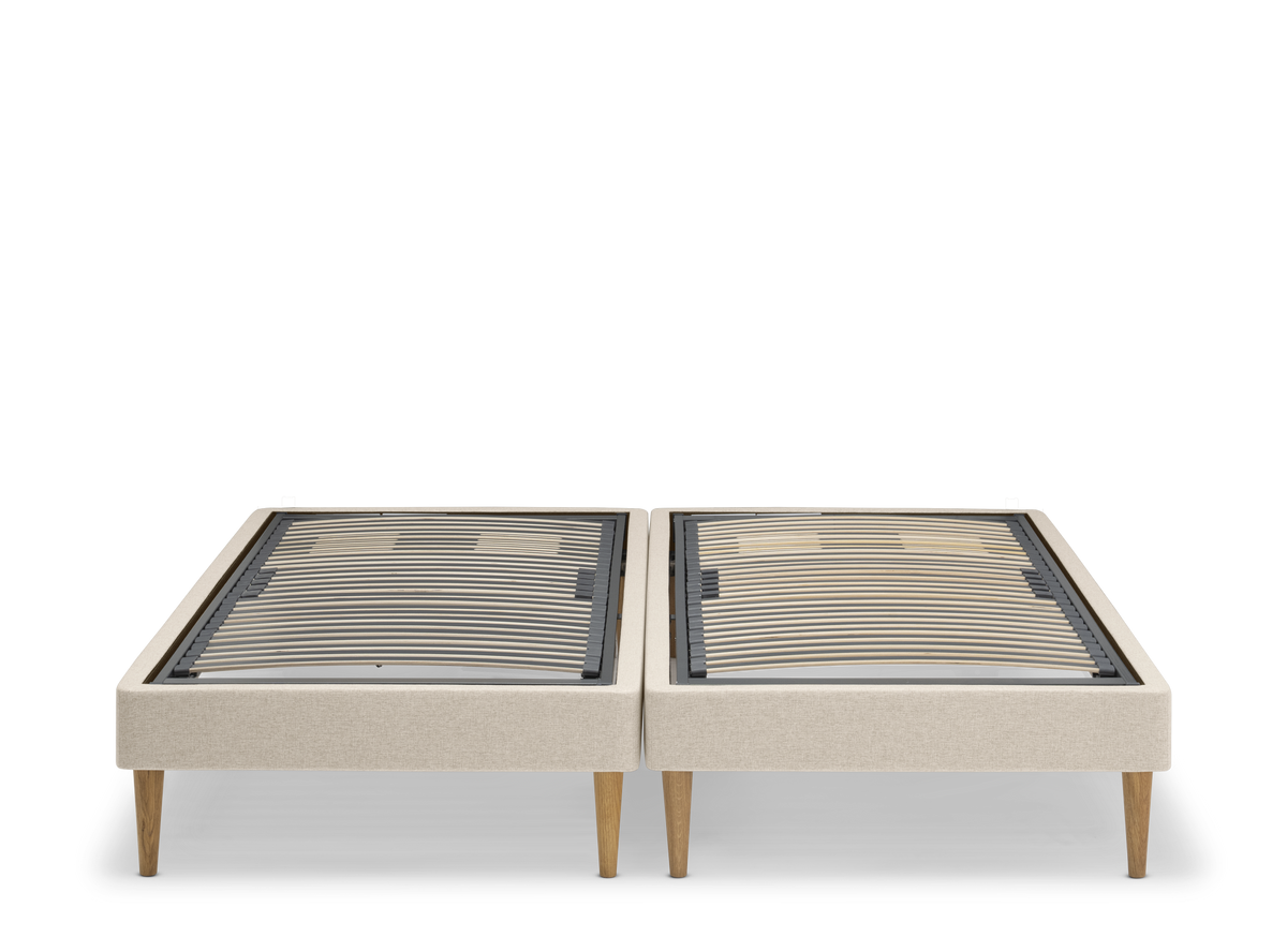 TEMPUR Stay -vuoderunko ilman patjaa, hiekka Sand, koot 140 x 200, 160 x 200 ja 180 x 200 cm.