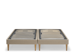 TEMPUR Stay -vuoderunko ilman patjaa, tumma hiekka Warm Stone, koot 140 x 200, 160 x 200 ja 180 x 200 cm.