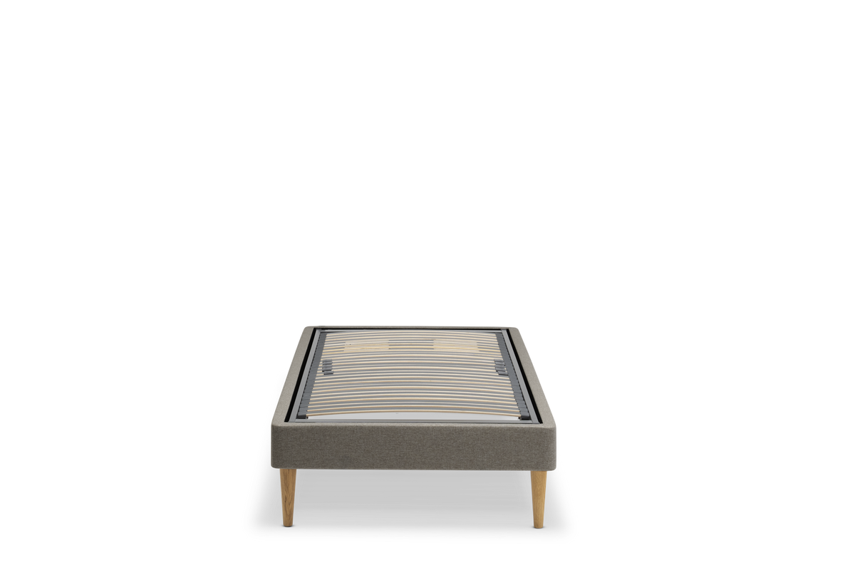 TEMPUR Stay -vuoderunko ilman patjaa, grafiitti Dark Stone, koot 80 x 200, 90 x 200 ja 90 x 210 cm.