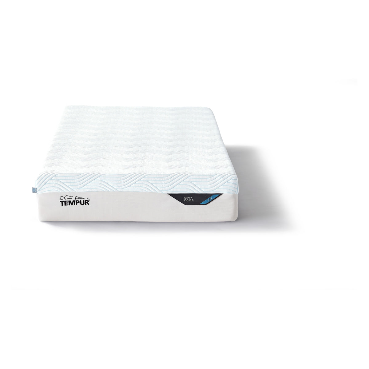 TEMPUR Prima SmartCool 21 cm -patja Soft-tuntumalla yhden hengen koossa, edestä.