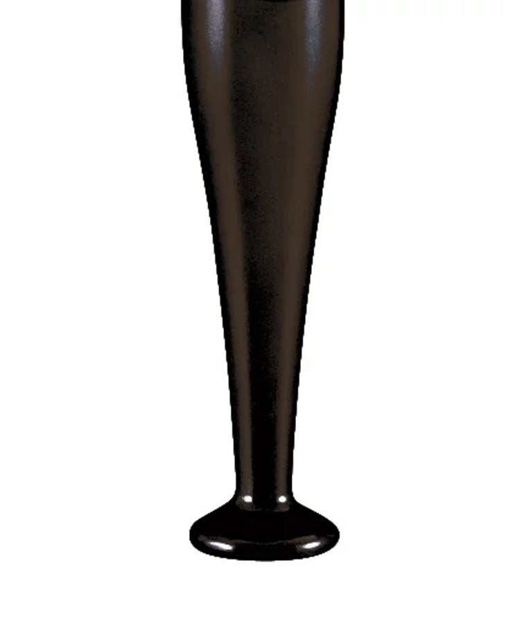 Musta design-jalka 19 cm.