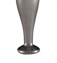 Kromin värinen design-jalka 19 cm. Eri jalkavaihtoehdot saatavana Tempuria myyvistä Stemma-myymälöistämme.
