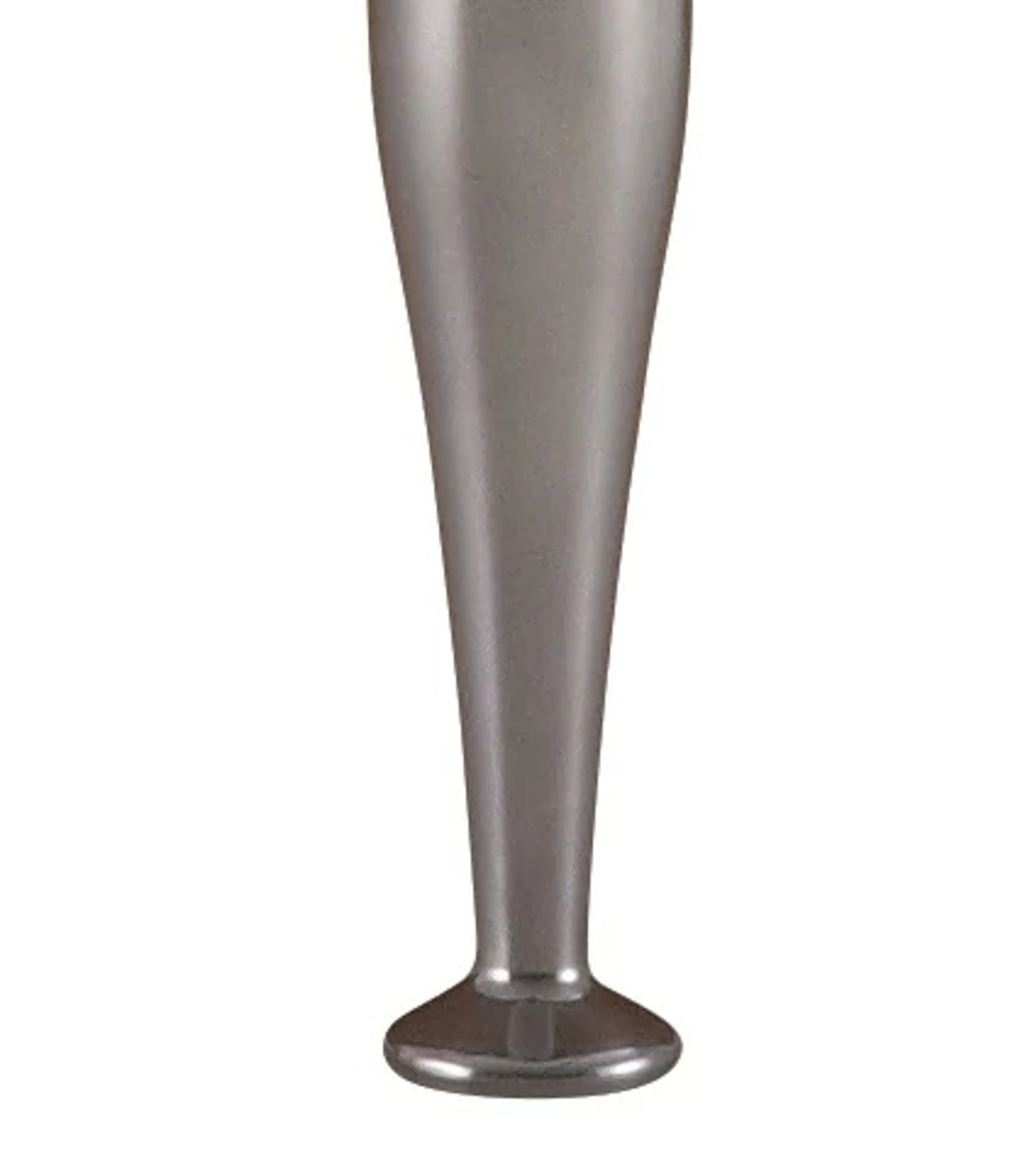 Kromin värinen design-jalka 12 cm. Eri jalkavaihtoehdot saatavana Tempuria myyvistä Stemma-myymälöistämme.