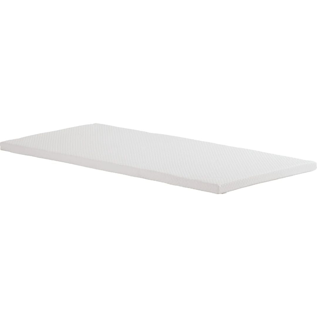 Tempur One -sijauspatjan paksuus on 5 cm ja se on suunniteltu käytettäväksi Tempur-patjojen kanssa.