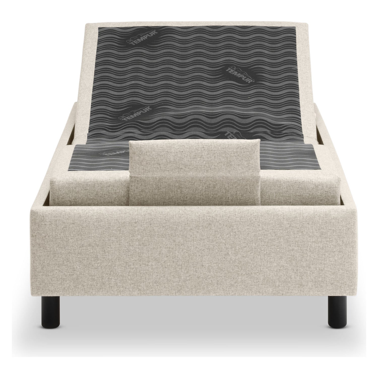 TEMPUR® Boxspring-vuoderunko sopii kaikille TEMPUR®-patjoille. Vuoderungossa on 16 cm tummat vakiojalat ja verhoiluna hiekanvärinen Sand -kangas.