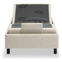 TEMPUR® Boxspring-vuoderunko sopii kaikille TEMPUR®-patjoille. Vuoderungossa on 16 cm tummat vakiojalat ja verhoiluna hiekanvärinen Sand -kangas.